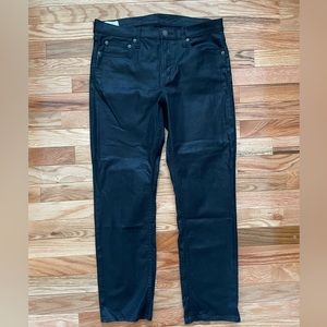 Gap Slim Mid Rise Shiny Black Jeans Size 31 / 12R